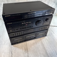 Pioneer RX-741 Stereo Receiver Phono CD Inputs Dual Cassette READ