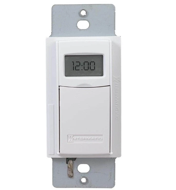 Intermatic ST01K Astronomic Digital In-Wall Timer - White