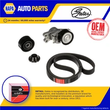 Drive Belt Kit fits CITROEN NEMO AA 1.4 2008 on Set Gates 16112820 1611282080