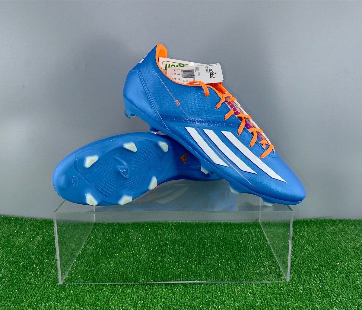 Adidas adizero F10 (F50) FG D67146 US10.5 UK10 Blue boots Cleats