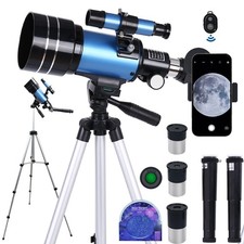 Professional Astronomical Telescope with High Tripod Lunar Mirror HD Viewing 150