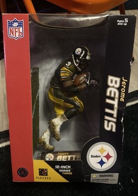 McFarlane Jerome Bettis Steelers 12'' Figure NIB 2005 Series 3 NFL Football 
