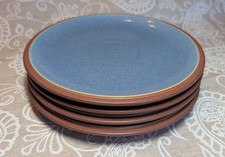 Denby Juice Berry Blue Lunch/Breakfast Plates Set of 4 - Diameter 7"