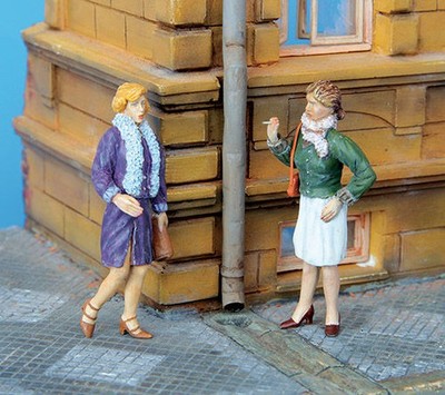 Plus Model 150 - 1:35 Resin Bausatz Wartepunkt an der Straßenecke