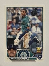 2023 Topps Series 1 Julio Rodriguez #330 Gold Cup Mariners All-Star Rookie