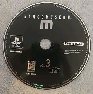 Namco Museum Vol 3 PS1 Game Disc Only Sony PlayStation 1 Psx PsOne Arcade Retro
