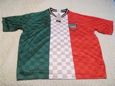 Umbro MEXICO Soccor Green White Red Polyester V-Neck Jersey Adult Size XL
