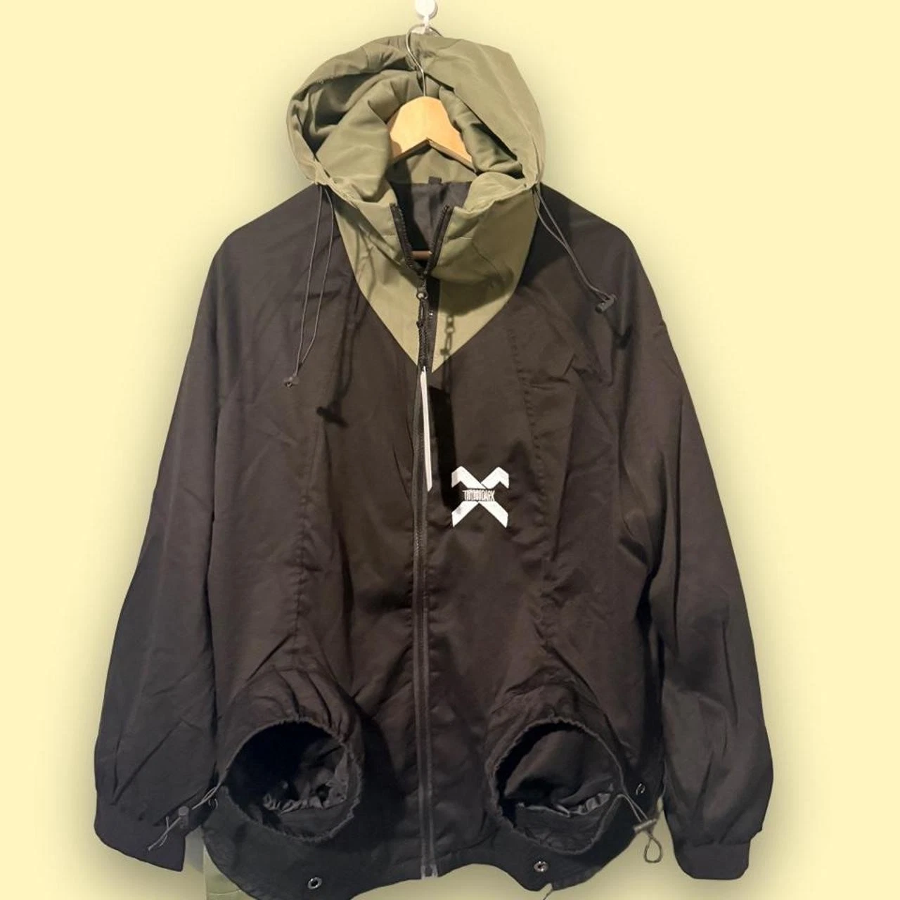 Niepce black & olive jacket #japanese loosewear #grunge #outerwear DIFFERENT image 1