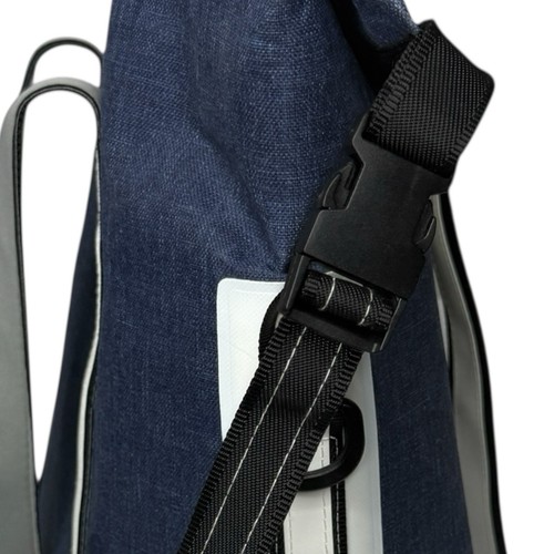 BITTER END Dry Tote & Convertible Cooler Navy White Waterproof Bag - Picture 6 of 20