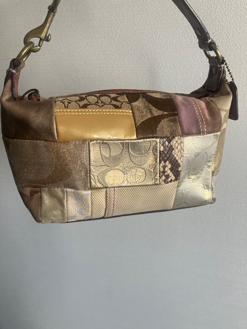 Coach Patchwork Accessory Pouch Mini One Shoulder… - image 2
