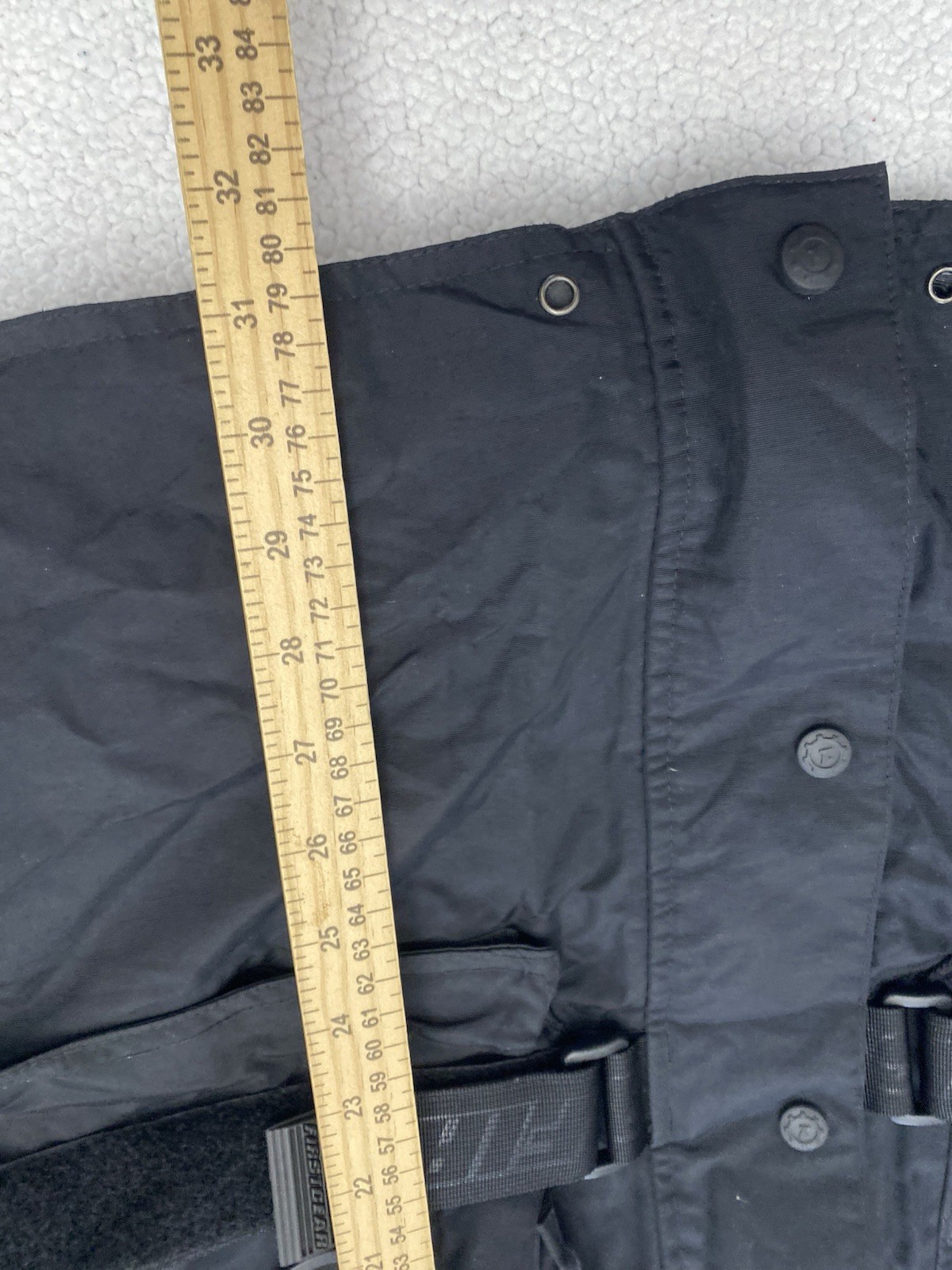 first gear kilimanjaro motorcycle jacket Padded Sheltex Black Gray Mens 2XL B20