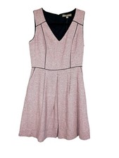 Banana Republic Tweed Tank Dress 2 Pink Preppy Resort Classic