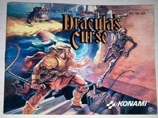 CASTEVANIA 3 III DRACULA'S CURSE MANUAL ONLY AUTHENTIC NINTENDO NES VG LOOK  