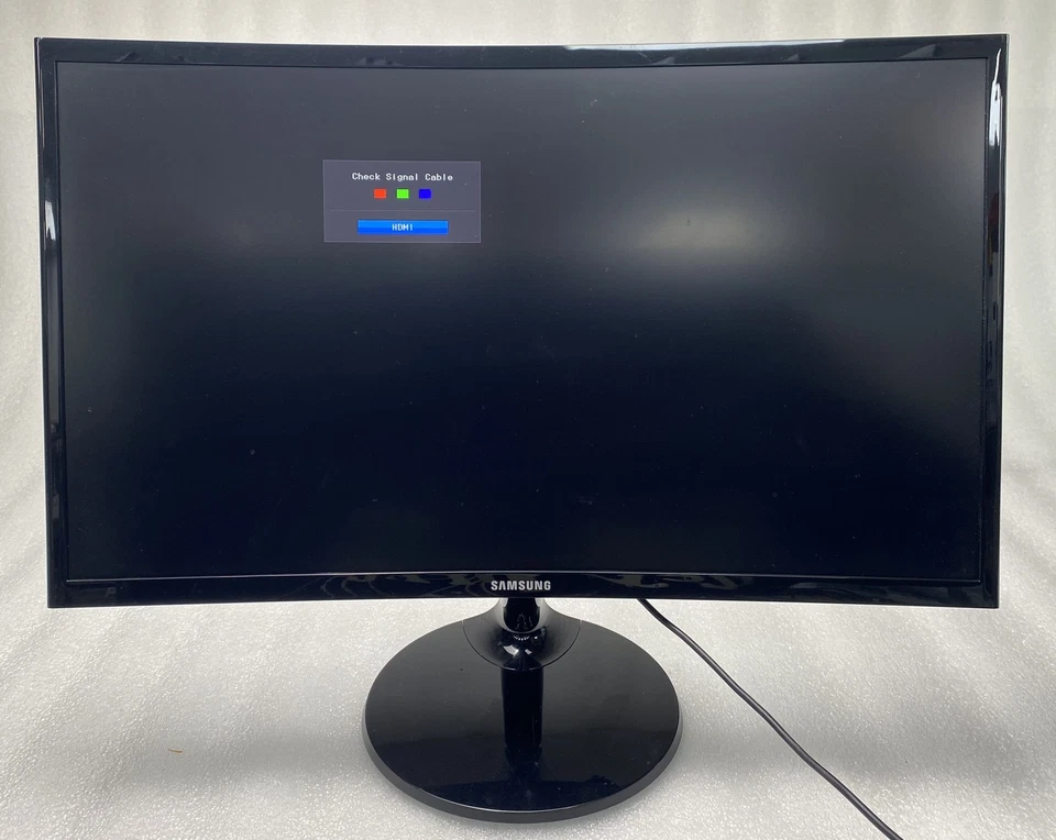 Grade A Samsung Curved LED Monitor C24F390FHN CF390 Series 24 inch - Image 2 of 4