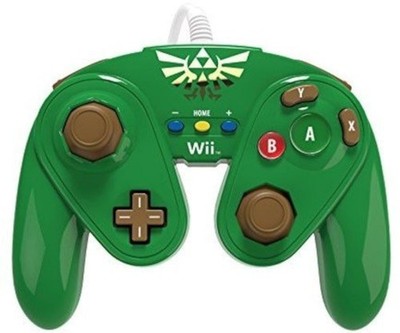 PDP Wired Fight Pad For Wii U Link For GameCube Multi-Color 085-006-LK 8E