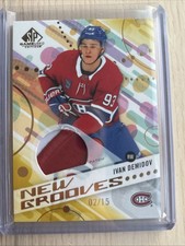 2025-26 SP Game Used Ivan Demidov New Grooves Gold Patch RC #NG-13 /15 A