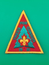 Trees For Canada 1981 Patch BSC Boy Scouts Of Canada
