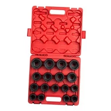  4684, 3/4 Inch Drive Heavy Duty Impact Socket Set, 17-Piece, Metric, 26mm 