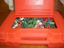 Vintage Cowboys and Indians Figures Lot Plastic MPC Hong Kong Horses Over 60 Fig