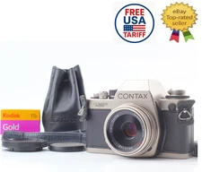 w/Lens 100Jah MMJ Tessar【MINT】60th CONTAX S2 Film Camera 45mm F2.8 from JAPAN