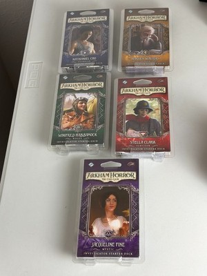 Arkham Horror LCG Investigator Starter Deck Bundle NEW & SEALED OOP