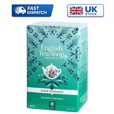 Organic Cranberry Hibiscus Rosehip Tea - 20 Sachets, Caffeine Free, Gluten Free
