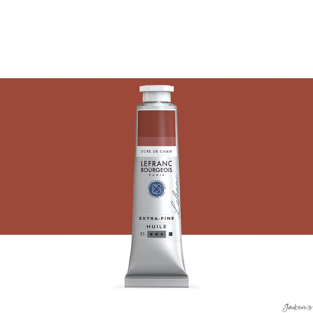 Lefranc Bourgeois Extra Fine Oil Paint PR101 40ml Red Oxide Artist Colour Tube