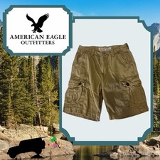 American Eagle Vintage Cargo Shorts Dark Tan Men s Size 30