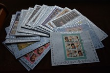Elvis Presley Anniversary Memorabilia, Stamp Sheets on Benham Covers - Multi