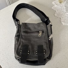 Kenneth Cole Reaction Crossbody Bag Adjustable Black/gray