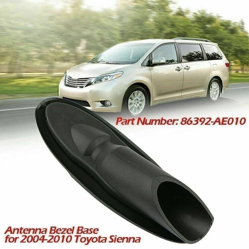 Base adaptador antena Toyota Sienna 2004 2005-2010 marca montaje negro Foto 3 de 4