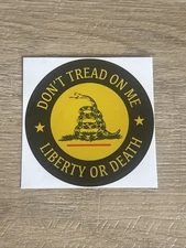 Don't Tread On Me Decal Sticker Laptop Car Window Stickers Gadsden 2nd Guns 3.5”