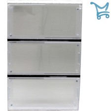 3-Panel Airseal VIP Pet Door Replacement Flap Extra Large 10.25x15.75 Clear