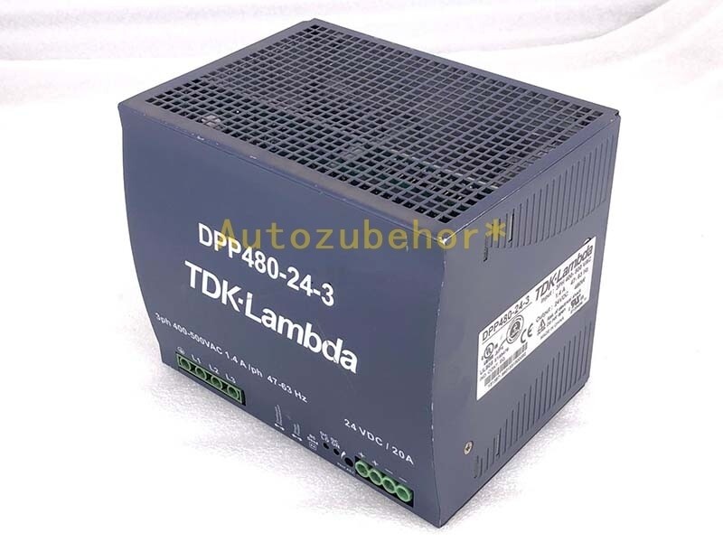 1PCS Used DPP480-24-3 Switching Power Supply 24VDC 20A 480W 3PH Tested *vb