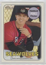 2018 Topps Heritage Minor League Edition Real One Franklin Perez Auto 0rm6