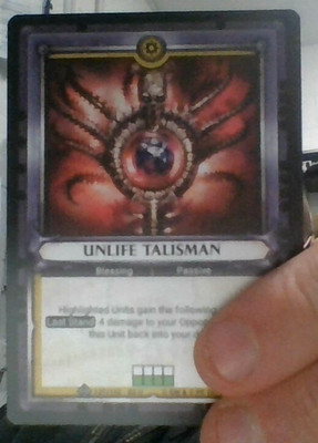 Warhammer Age Of Sigmar Champions Savagery TCG: Unlife Talisman
