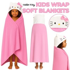 Hello Kitty Hooded Wrap Blanket - Size 120x150cm