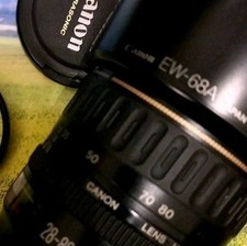 Canon EF 28-80mm f/3.5-5.6 USM Zoom Lens - METAL Mount Glass Optics AF w/ Hood