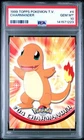 1999 TOPPS POKEMON TV #4 CHARMANDER PSA 10
