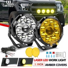 Auxbeam 5inch Led Light Cube Bar Spot Beam Pods Driving Fog Lamp Offroad Atv Utv