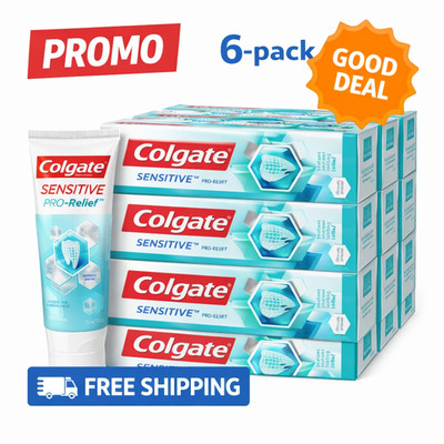Colgate Sensitive Pro Relief Original Toothpaste 110g (6 Packs) - FREE SHIPPING