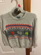 BRAND NEW BOYS SIZE 5 365 KIDS FROM GARANIMALS ALIEN SWEATER