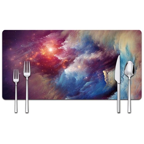 Leather Placemats Table Mats Place Mat Dinner Table Washable Non-Slip Coasters - Picture 14 of 37