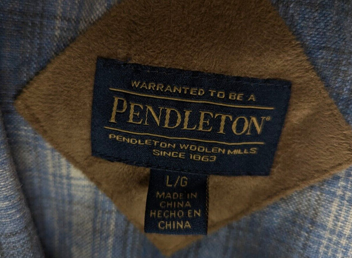 Pendleton Jacket Women's Size Large Beige Pile Wo… - image 4