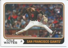 2023 Topps Heritage #258 Cole Waites RC
