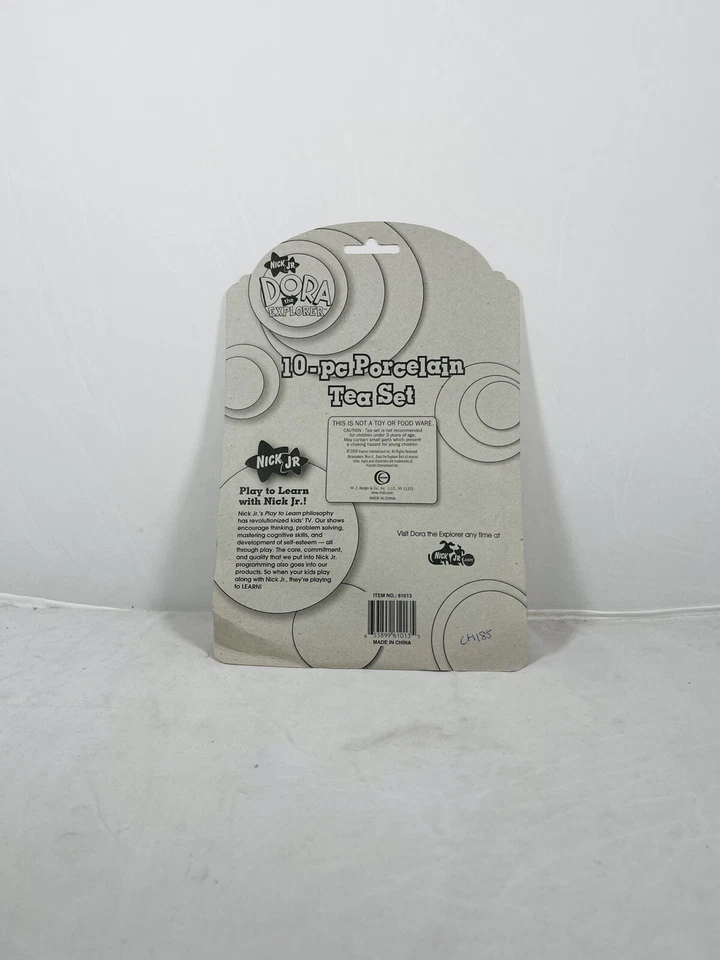Juego de té de porcelana Nick JR Dora The Explorer 10 piezas 8+ Foto 2 de 2