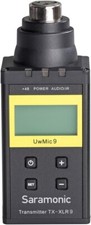 Saramonic Tx-xlr9 Plug-on Xlr Transmitter For Uwmic9 System Freq 514-596 Mhz