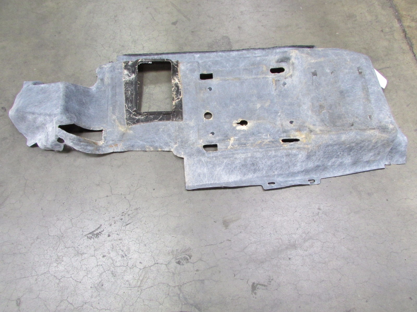 Maserati Granturismo, LH Left Black Floor Carpet, Used, P/N 69189600