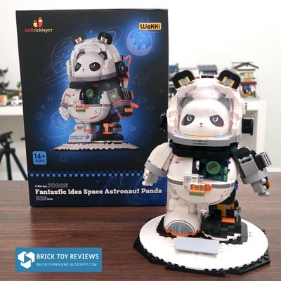 Bausteine 829 Teile Panda Kinder Spielzeug ,Panda Spaceman Bauset Ausstellen
