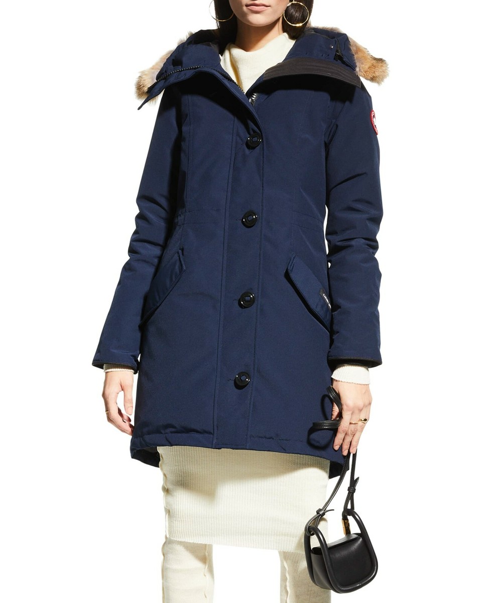 NEW Canada Goose Rossclair Heritage Parka Jacket in Navy - size XS